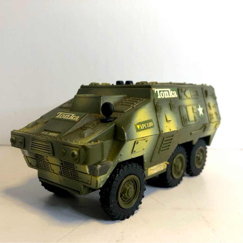 Vintage Tonka APC180 Military Armoured Vehicle. Battery Powered, tested, works